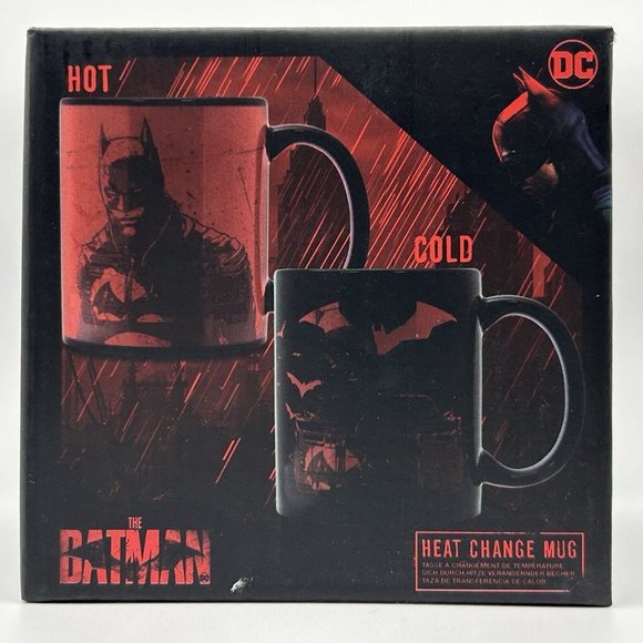 DC: The Batman - Heat Change 10 oz. Coffee Mug Cup by Paladone Housewares NEW - Picture 1 of 3